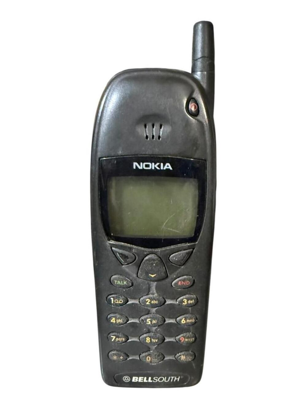 Vintage Nokia 6120 BellSouth Black Cell Phone Retro "No Charger"